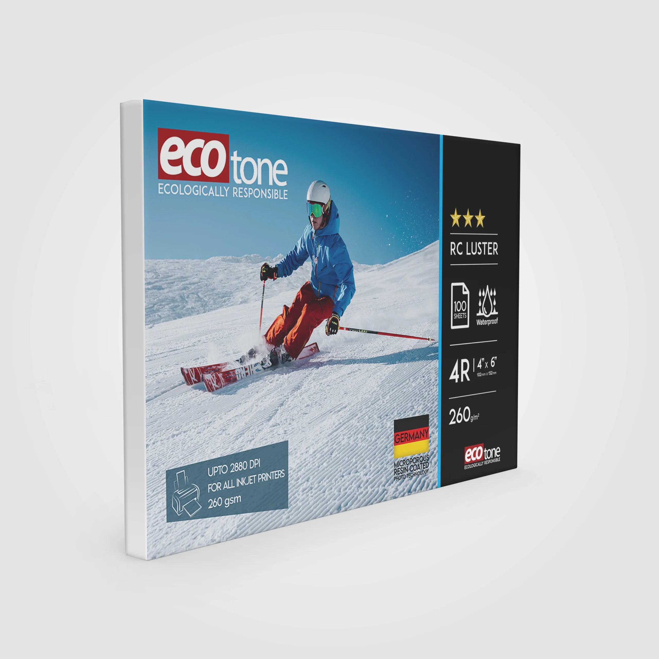 Eco-tone Luster 4x6 photo paper 260gsm